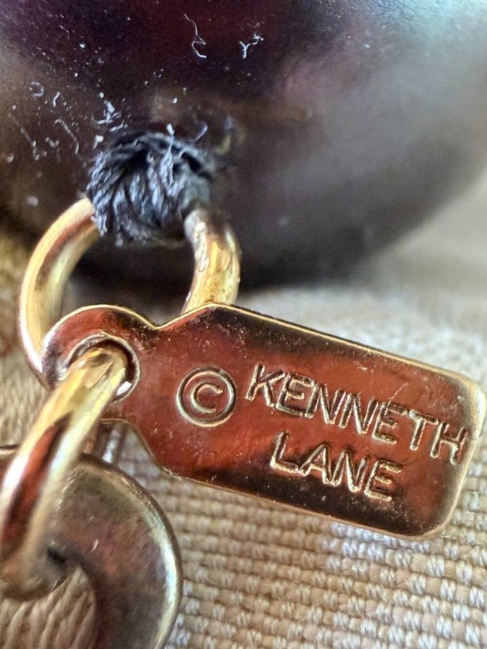 Kenneth Jay Lane Costume Jewelry- Neckace and Matching Earrings - Picture 9 of 13